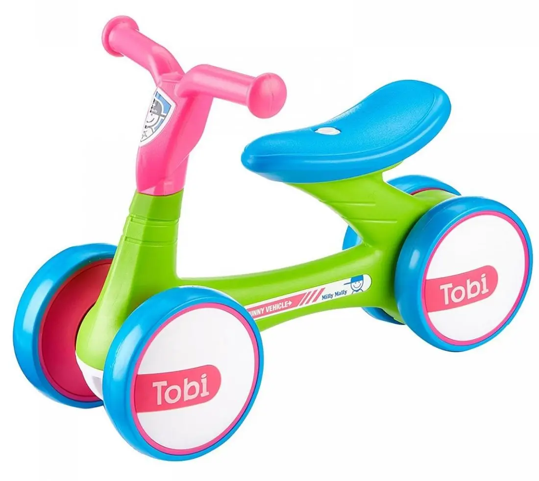 Беговел Milly Mally Tobi (Pink/Green)