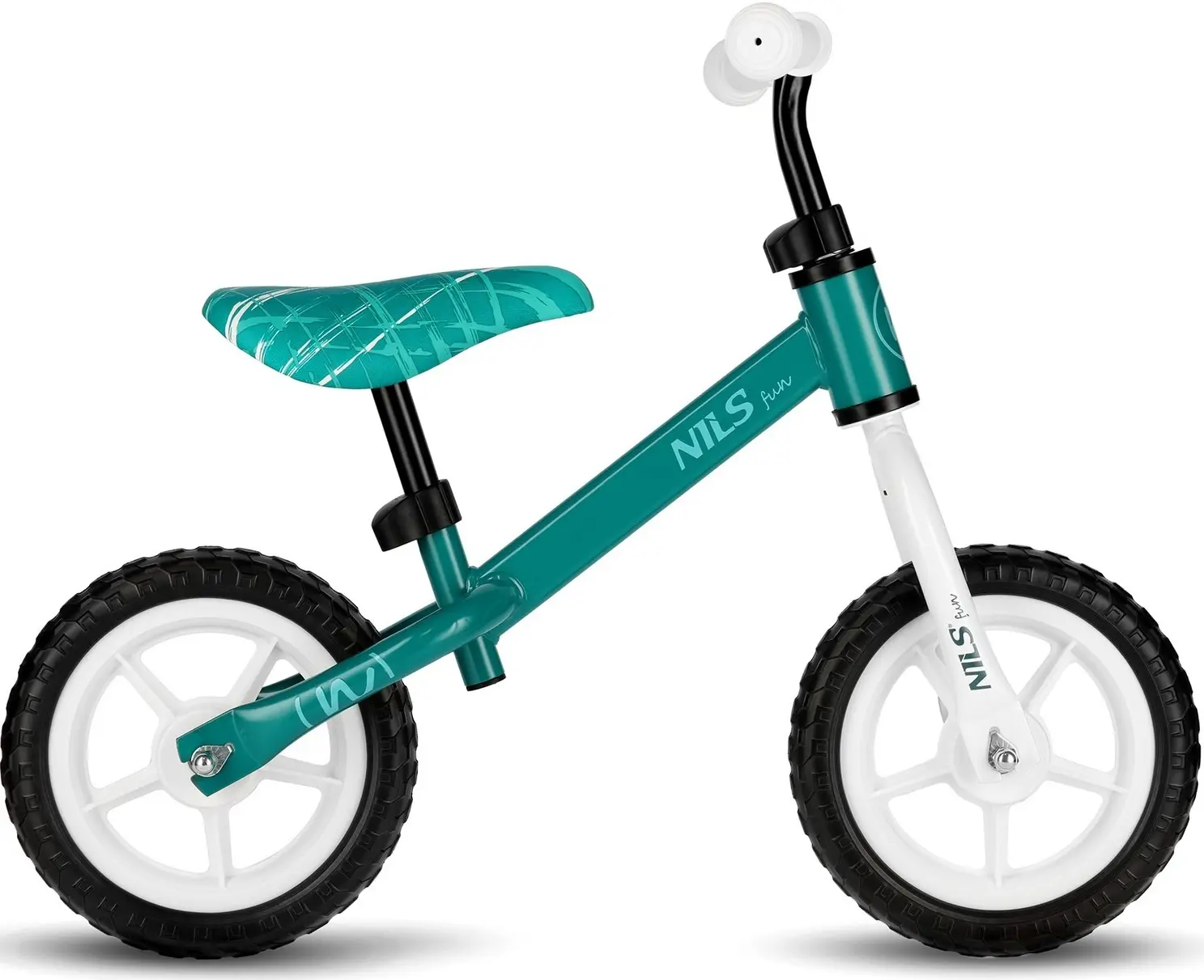 Bicicleta fara pedale Nils Fun RB134 (Green) - 2