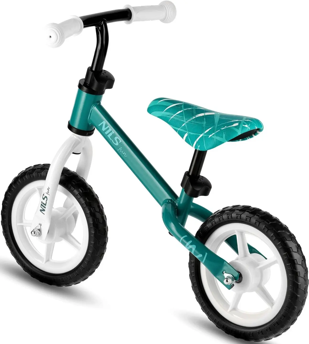 Bicicleta fara pedale Nils Fun RB134 (Green) - 3