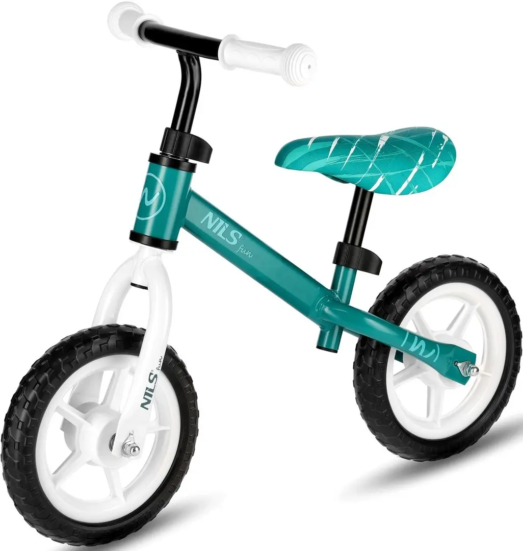 Bicicleta fara pedale Nils Fun RB134 (Green)