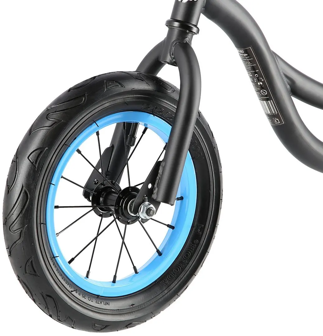Bicicleta fara pedale Nils Fun RB202 (Black/Blue) - 6