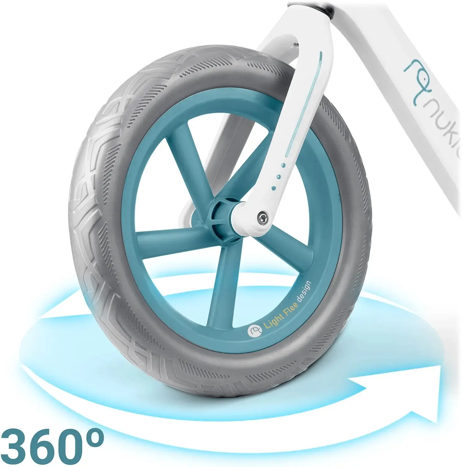 Bicicleta fara pedale Nukido Light Flee 760400 (Multicolour) - 4