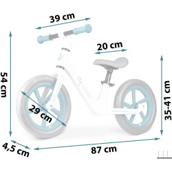Bicicleta fara pedale Nukido Light Flee 760400 (Multicolour) Thumb