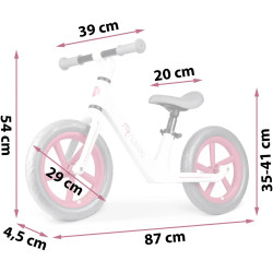 Bicicleta fara pedale Nukido Light Flee 760401 (Multicolour) Thumb