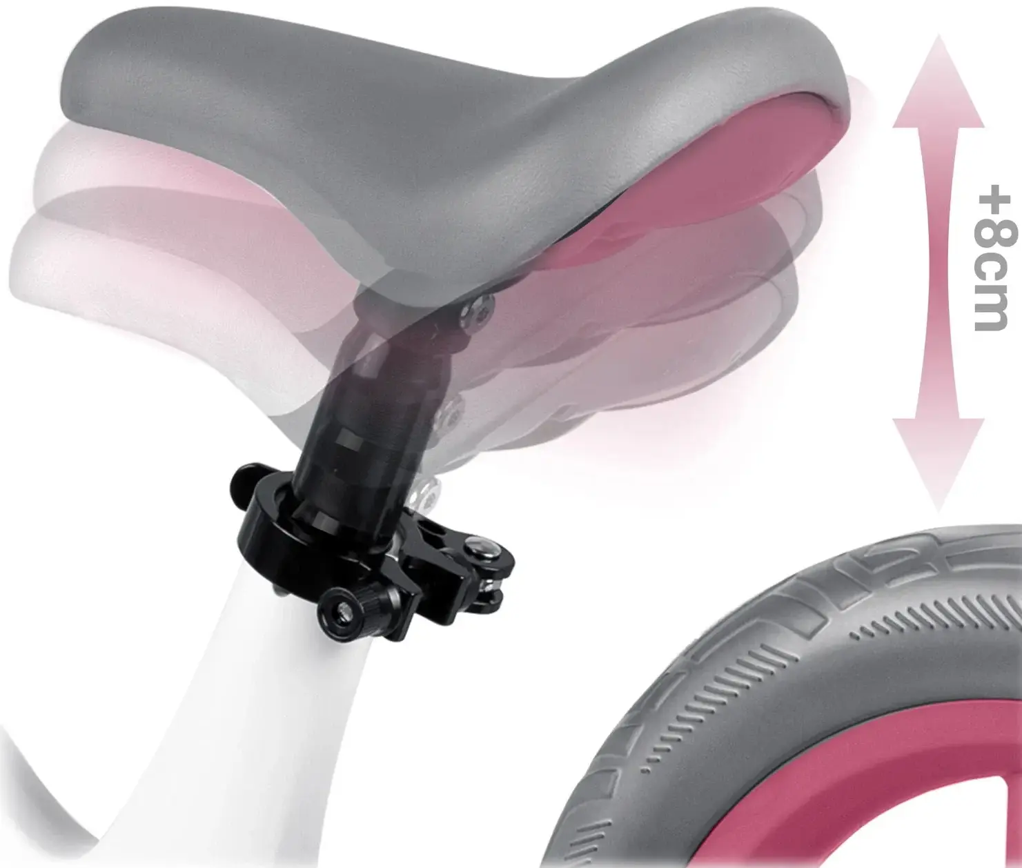 Bicicleta fara pedale Nukido Light Flee 760401 (Multicolour) - 5