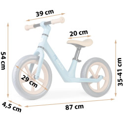 Bicicleta fara pedale Nukido Light Flee 760402 (Multicolour) Thumb