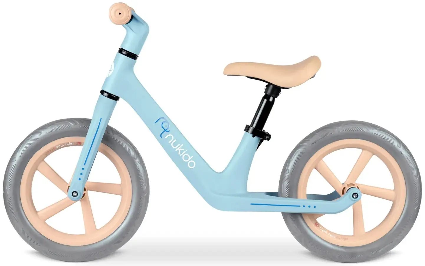 Bicicleta fara pedale Nukido Light Flee 760402 (Multicolour) - 6