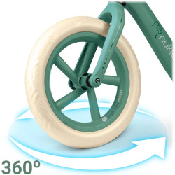 Bicicleta fara pedale Nukido Light Flee 760403 (Green/Brown) Thumb