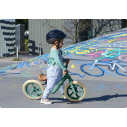 Bicicleta fara pedale Nukido Light Flee 760403 (Green/Brown) Thumb