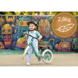 Bicicleta fara pedale Nukido Light Flee 760403 (Green/Brown) Thumb