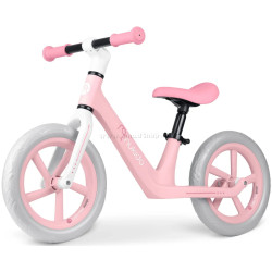 Bicicleta fara pedale Nukido Light Flee 760404 (Pink/Grey)