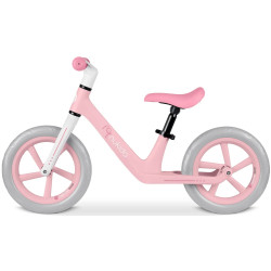 Bicicleta fara pedale Nukido Light Flee 760404 (Pink/Grey) Thumb