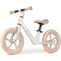 Bicicleta fara pedale Nukido Light Flee 760405 (White/Beige)