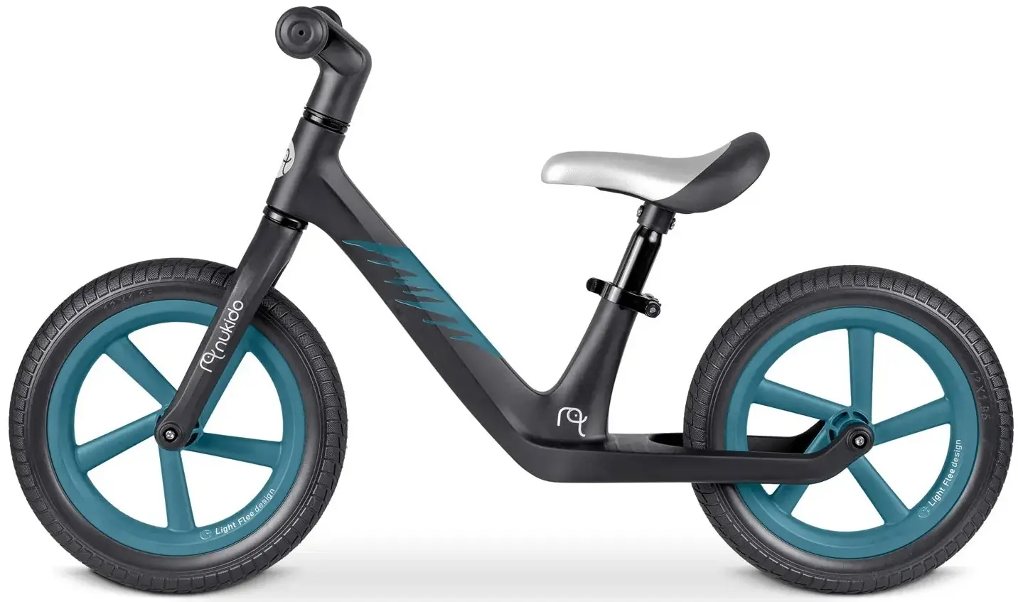 Bicicleta fara pedale Nukido Light Flee 760420 (Black/Blue) - 6