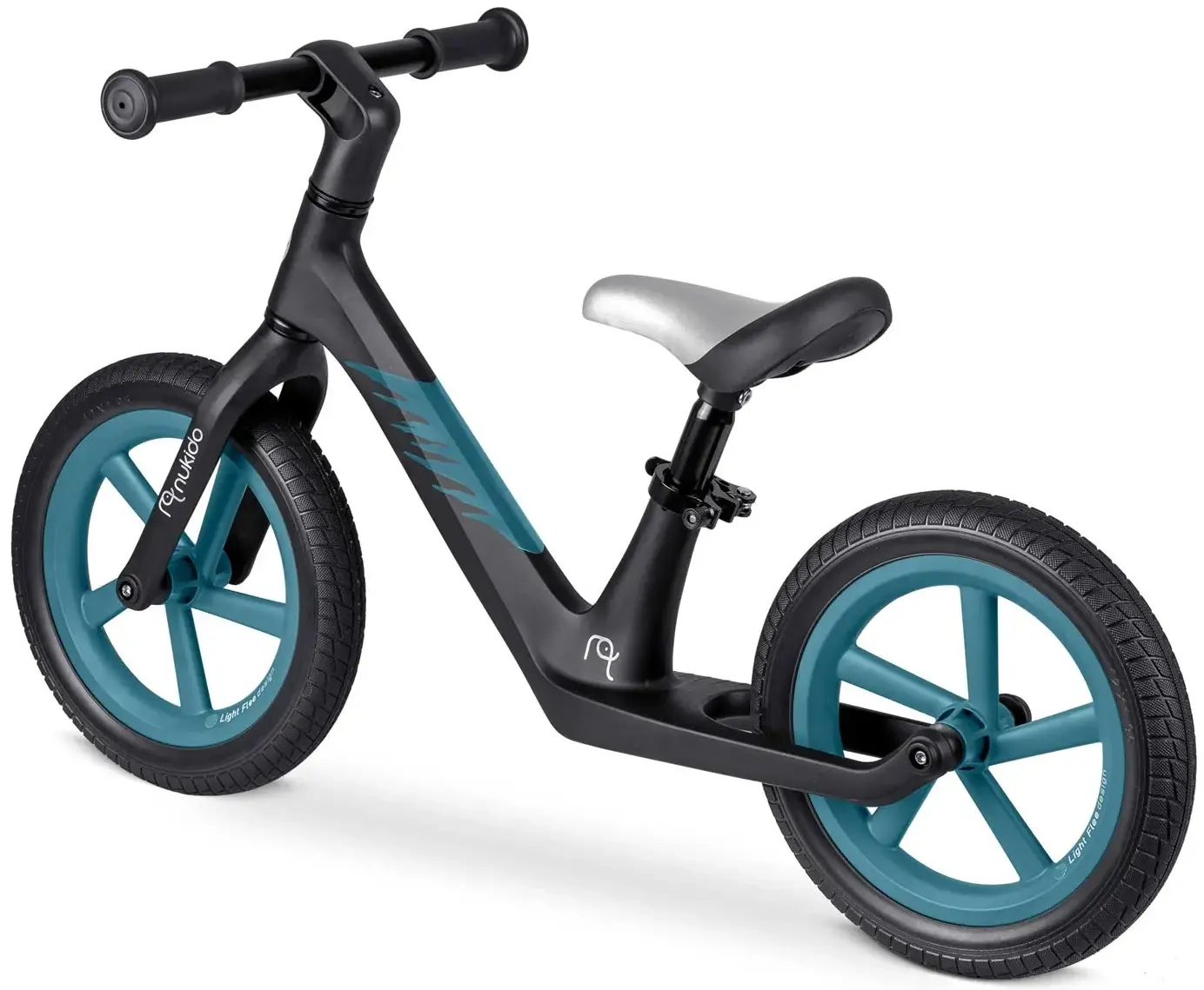 Bicicleta fara pedale Nukido Light Flee 760420 (Black/Blue) - 7
