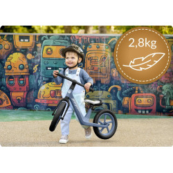 Bicicleta fara pedale Nukido Light Flee 760421 (Dark Blue/Black) Thumb