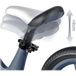 Bicicleta fara pedale Nukido Light Flee 760421 (Dark Blue/Black) Thumb