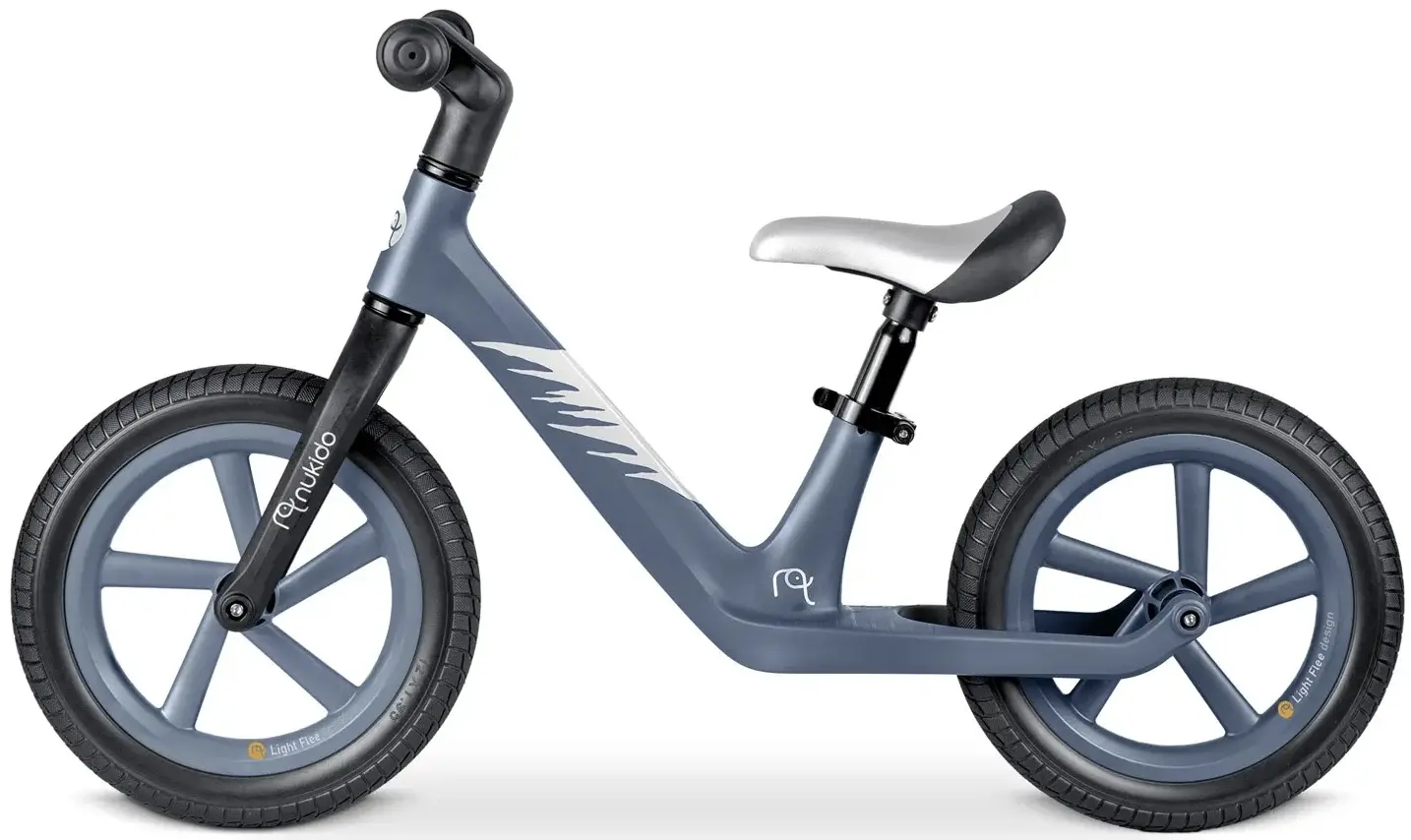 Bicicleta fara pedale Nukido Light Flee 760421 (Dark Blue/Black) - 9
