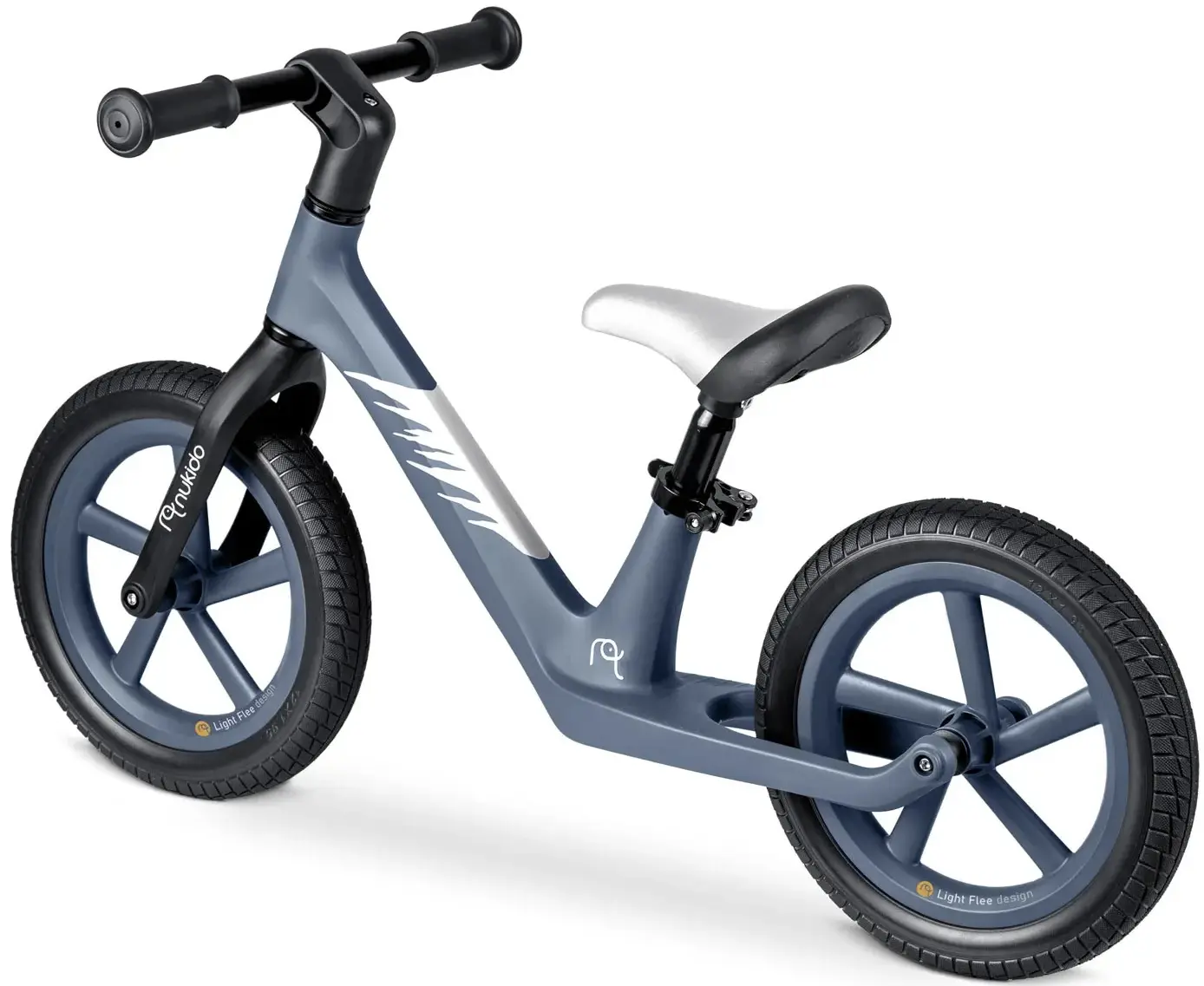 Bicicleta fara pedale Nukido Light Flee 760421 (Dark Blue/Black) - 10