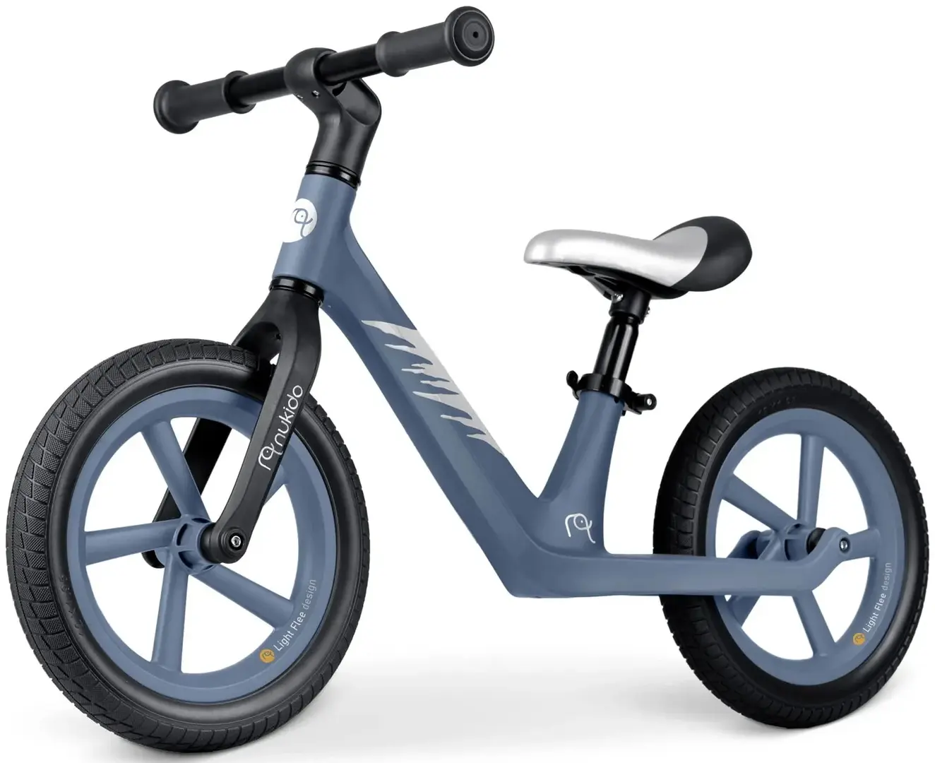 Bicicleta fara pedale Nukido Light Flee 760421 (Dark Blue/Black)
