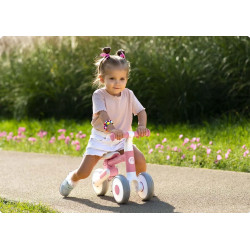 Tricicleta fara pedale Nukido NK-603 760302 (White/Pink) Thumb