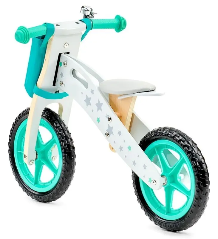 Bicicleta fara pedale Okeykids W16C194 (White/Turquoise) - 3