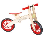 Bicicleta fara pedale Pilsan Free Style (Wood/Red)