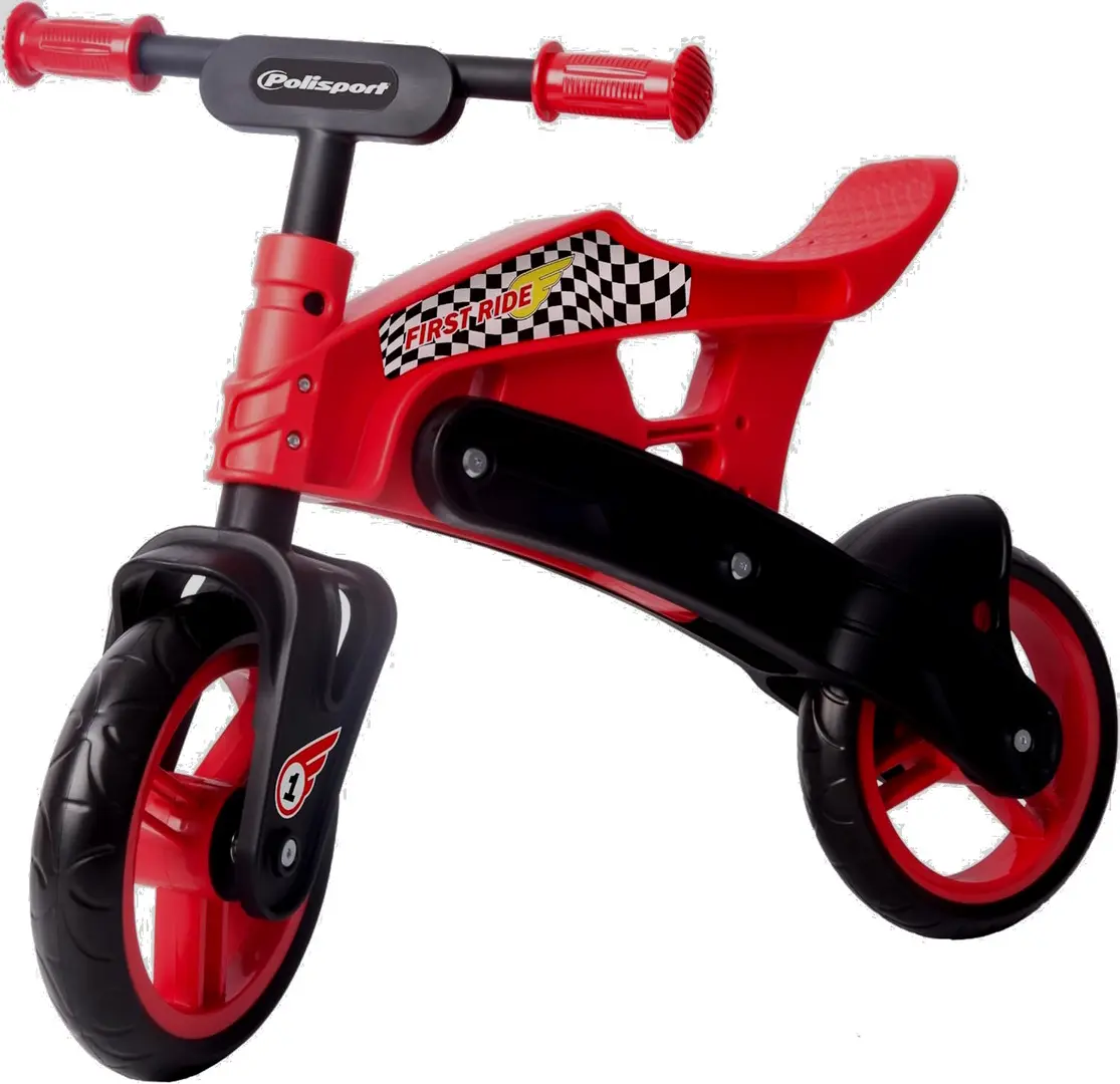 Bicicleta fara pedale Polisport Off-Road First Bake (Red/Black)