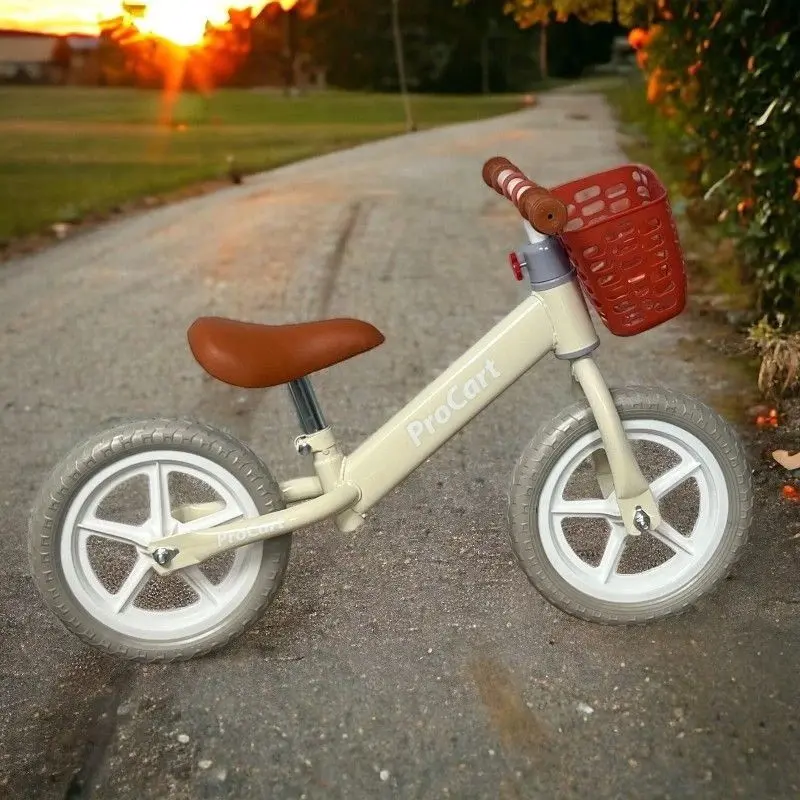 Bicicleta fara pedale Procart SH-N956 (Cream)