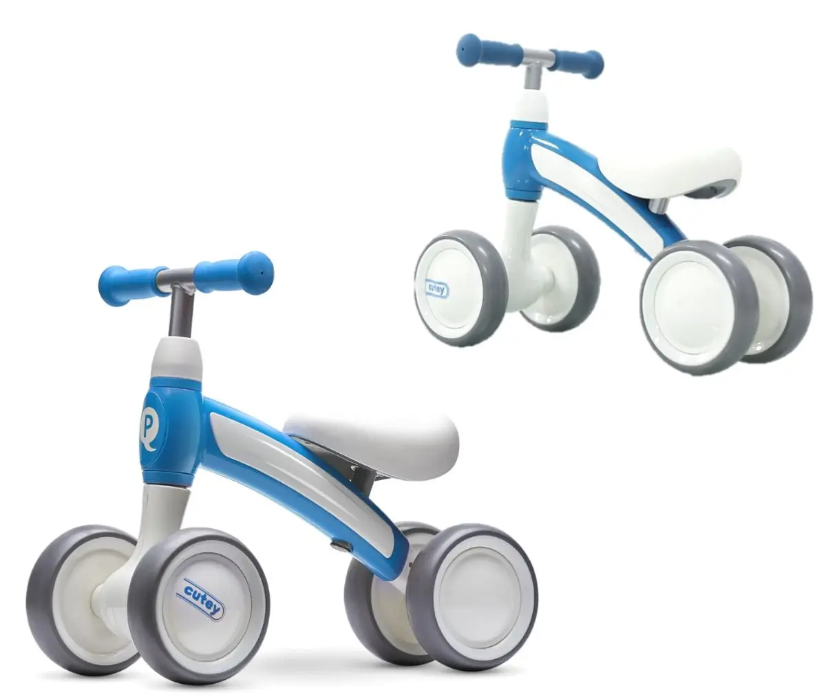 Bicicleta fara pedale Qplay Cutey (Blue) - 3