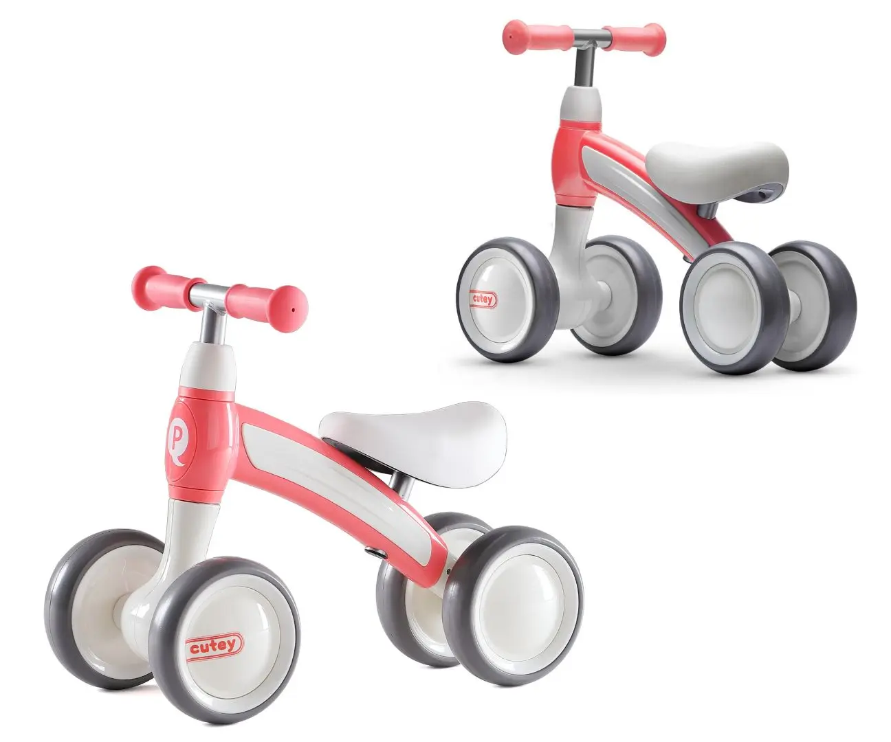 Bicicleta fara pedale Qplay Cutey (Pink) - 2