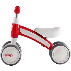 Bicicleta fara pedale Qplay Cutey (Red/White) Thumb