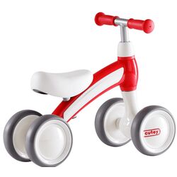 Bicicleta fara pedale Qplay Cutey (Red/White) Thumb