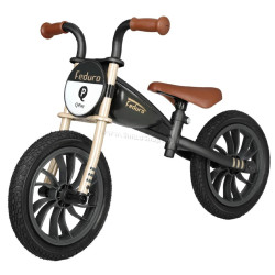 Bicicleta fara pedale QPlay Feduro (Black/Gold)