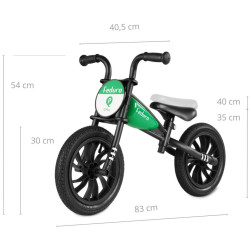 Bicicleta fara pedale QPlay Feduro (Green) Thumb