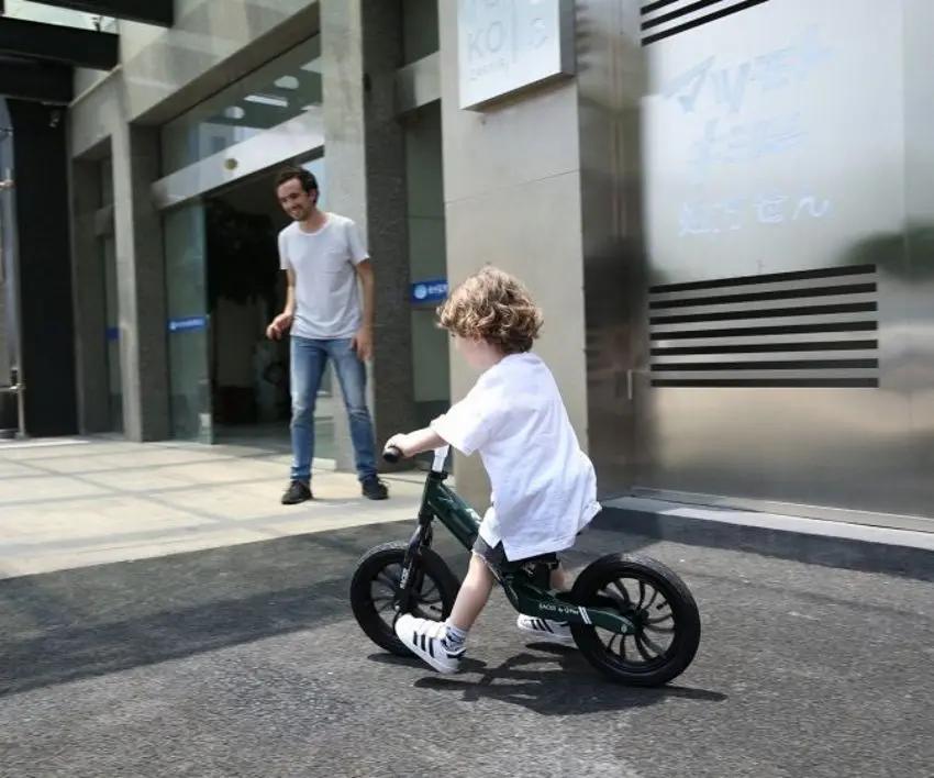 Bicicleta fara pedale Qplay Magnesium Racer (Green) - 3