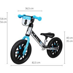 Bicicleta fara pedale Qplay Player (Blue) Thumb
