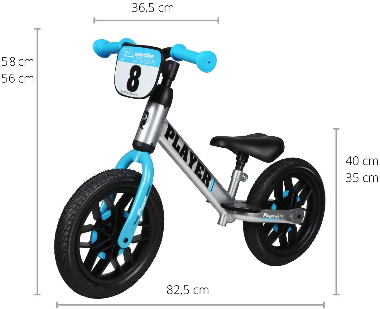 Bicicleta fara pedale Qplay Player (Blue) - 4