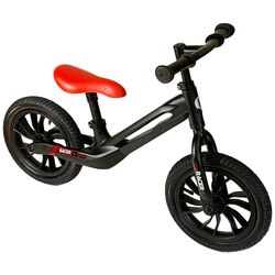 Bicicleta fara pedale QPlay Racer (Black/Red) Thumb