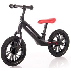 Bicicleta fara pedale QPlay Racer (Black/Red)