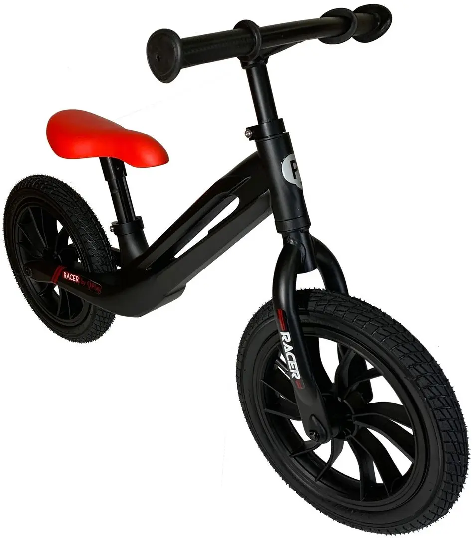 Bicicleta fara pedale QPlay Racer (Black/Red) - 4