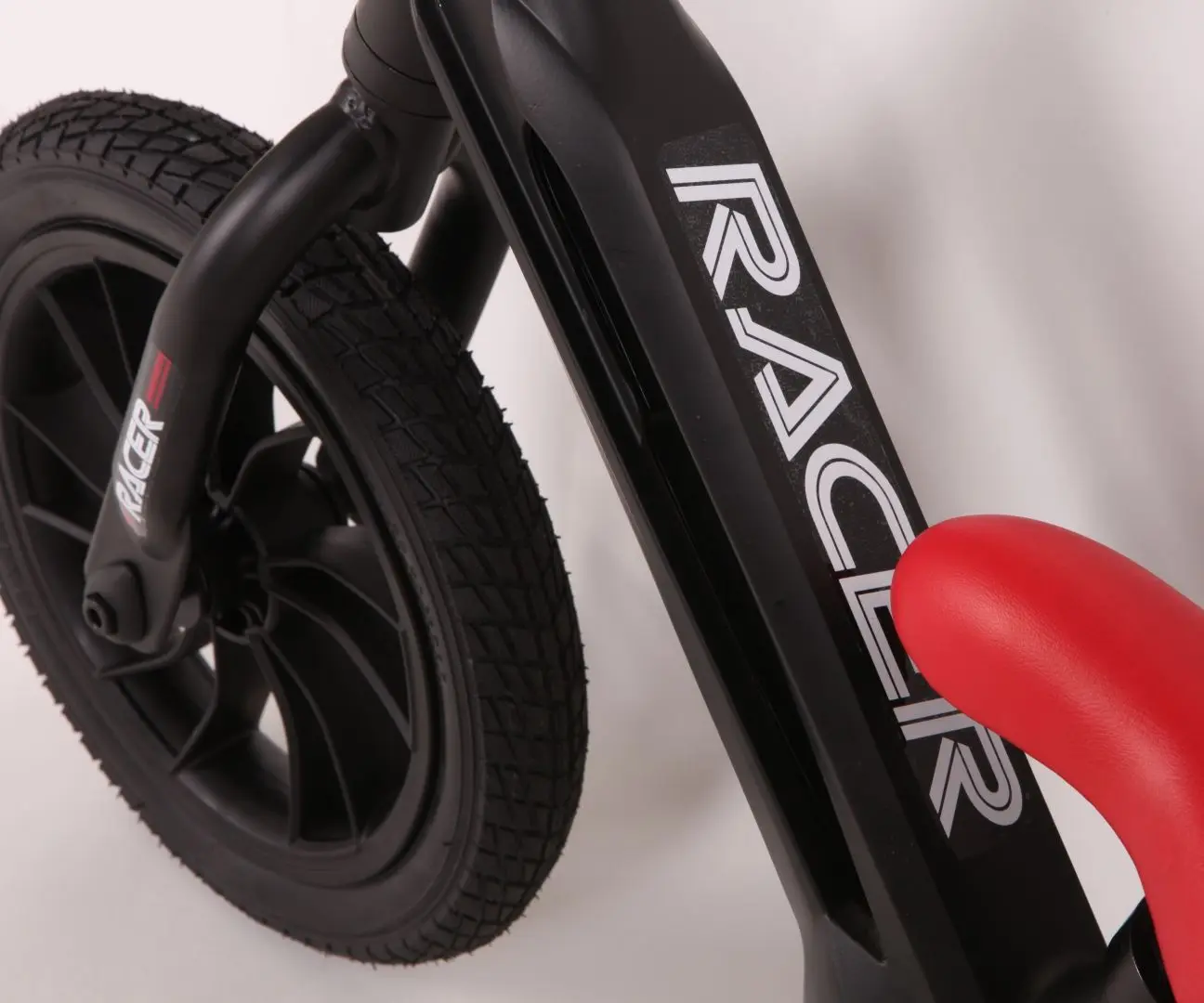 Bicicleta fara pedale Qplay Racer (Black/Red) - 5