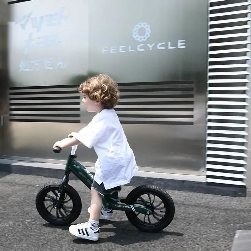 Bicicleta fara pedale QPlay Racer (Green) - 3