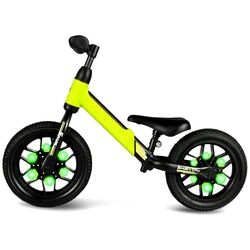 Bicicleta fara pedale Qplay Spark (Green) Thumb