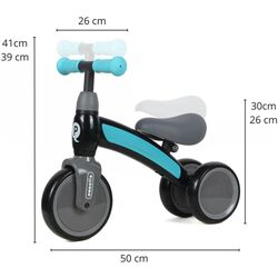 Bicicleta fara pedale Qplay Sweetie (Blue) Thumb