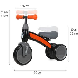 Bicicleta fara pedale Qplay Sweetie (Orange) Thumb