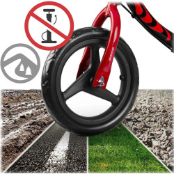 Bicicleta fara pedale Ricokids Fun Adventure 760804 (Red/Black) Thumb