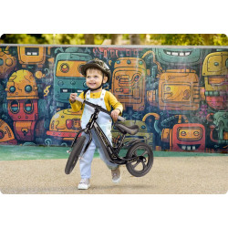 Bicicleta fara pedale Ricokids Funnu 760500 (Black) Thumb