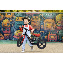 Bicicleta fara pedale Ricokids Funnu 760501 (Black/Red) Thumb