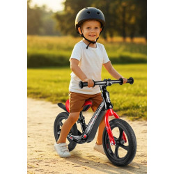 Bicicleta fara pedale Ricokids Funnu 760501 (Black/Red) Thumb